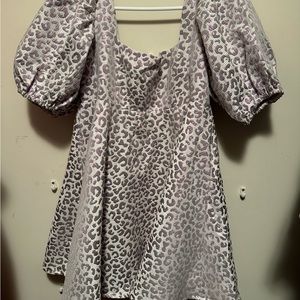 Buddy Love Lavender Cheetah Dress
